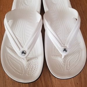 Crocs Flip Flops White